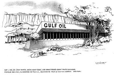 Aperçu - Station Gulf Oil